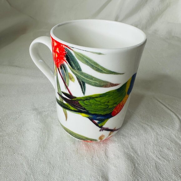 Eric Shepherd Coffee Mug Fine Bone China Rainbow Lorikeets Birds Australia - Picture 4 of 11